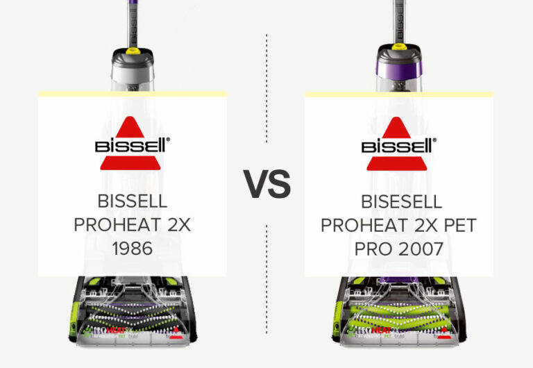 Bissell Proheat 2X 1986 vs Proheat 2X Pet Pro 2007 — 2X Revolution